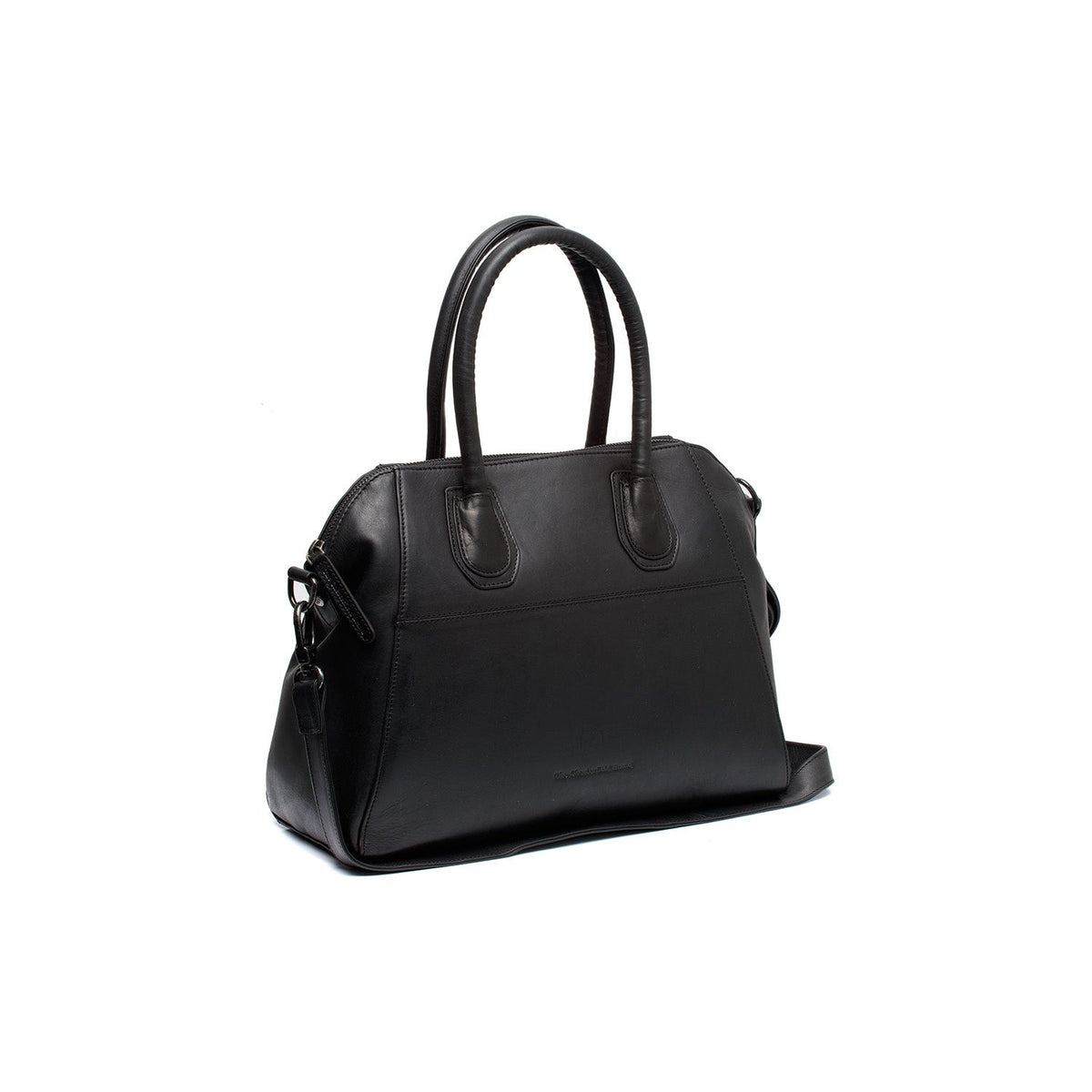 Marsala Full-Grain Leather Handbag in Classic 100% Full-Grain Leather - Front Profile View &amp; Tailored Silhouette | Buy Online