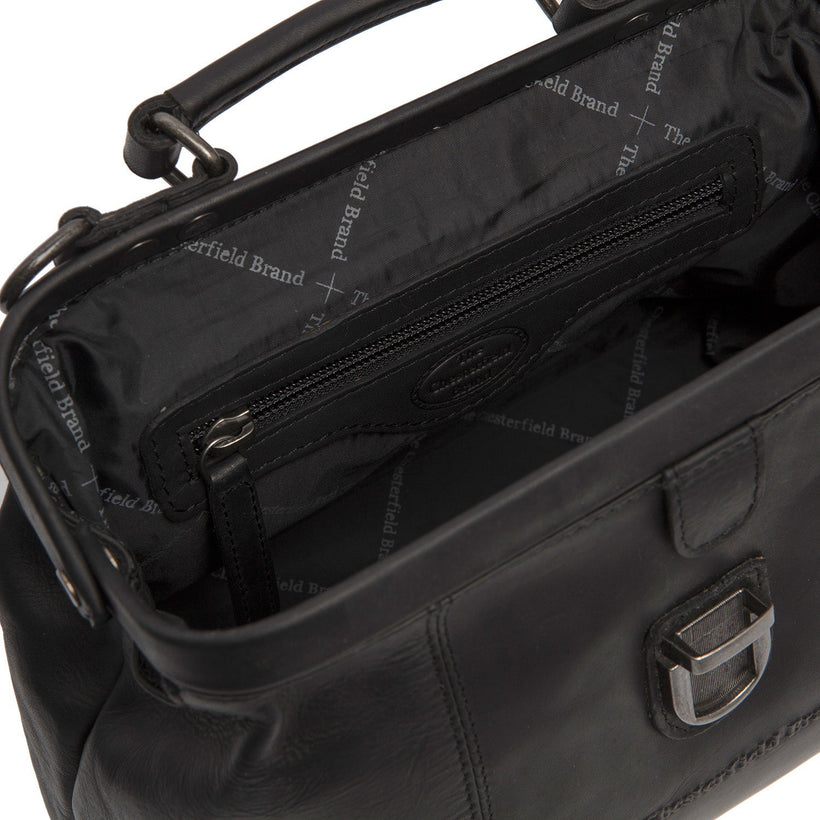 Rachael Full-Grain Leather Handbag fyrir konur