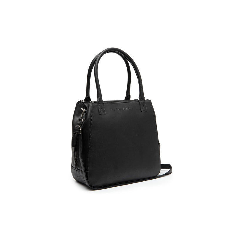 Solvin Full-Grain Leather Handbag fyrir konur