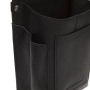 
Solid Antique Brass Hardware & Heavy-Duty Dual Zipper Detail on Taiwan Ósvikið full grain leður Waiter Leðurveski Holster