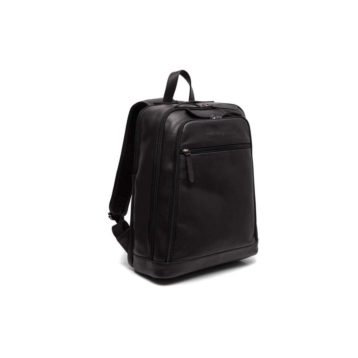 Detroit Full-Grain Leather Laptop Backpack í ósviknu 100% full grain leðri - Full Exterior Að framan með sniðinni hönnun | Kaupa á netinu