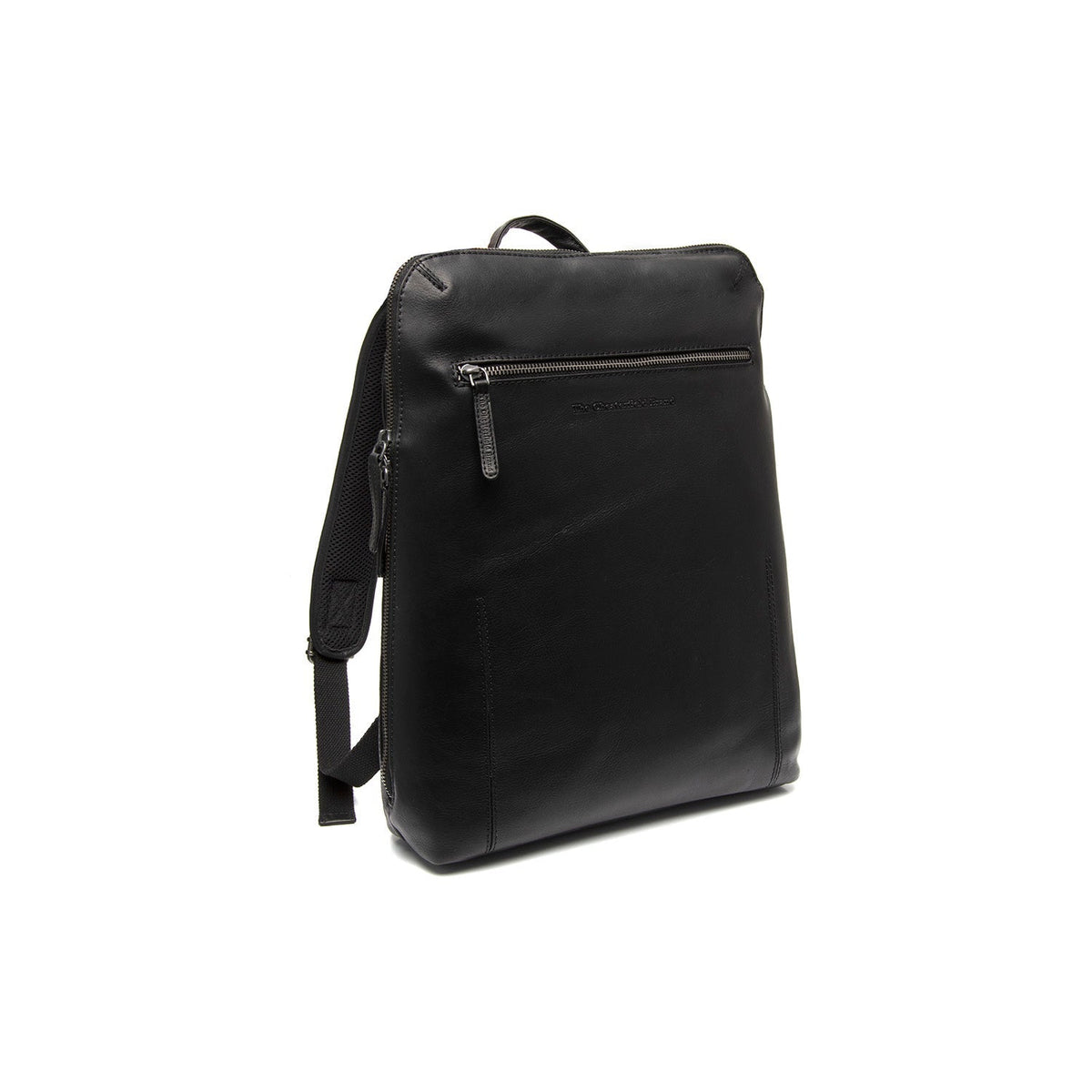 Filmore Full-Grain Leather Laptop Backpack í ósviknu 100% full grain leðri - Full Exterior Að framan með sniðinni hönnun | Kaupa á netinu