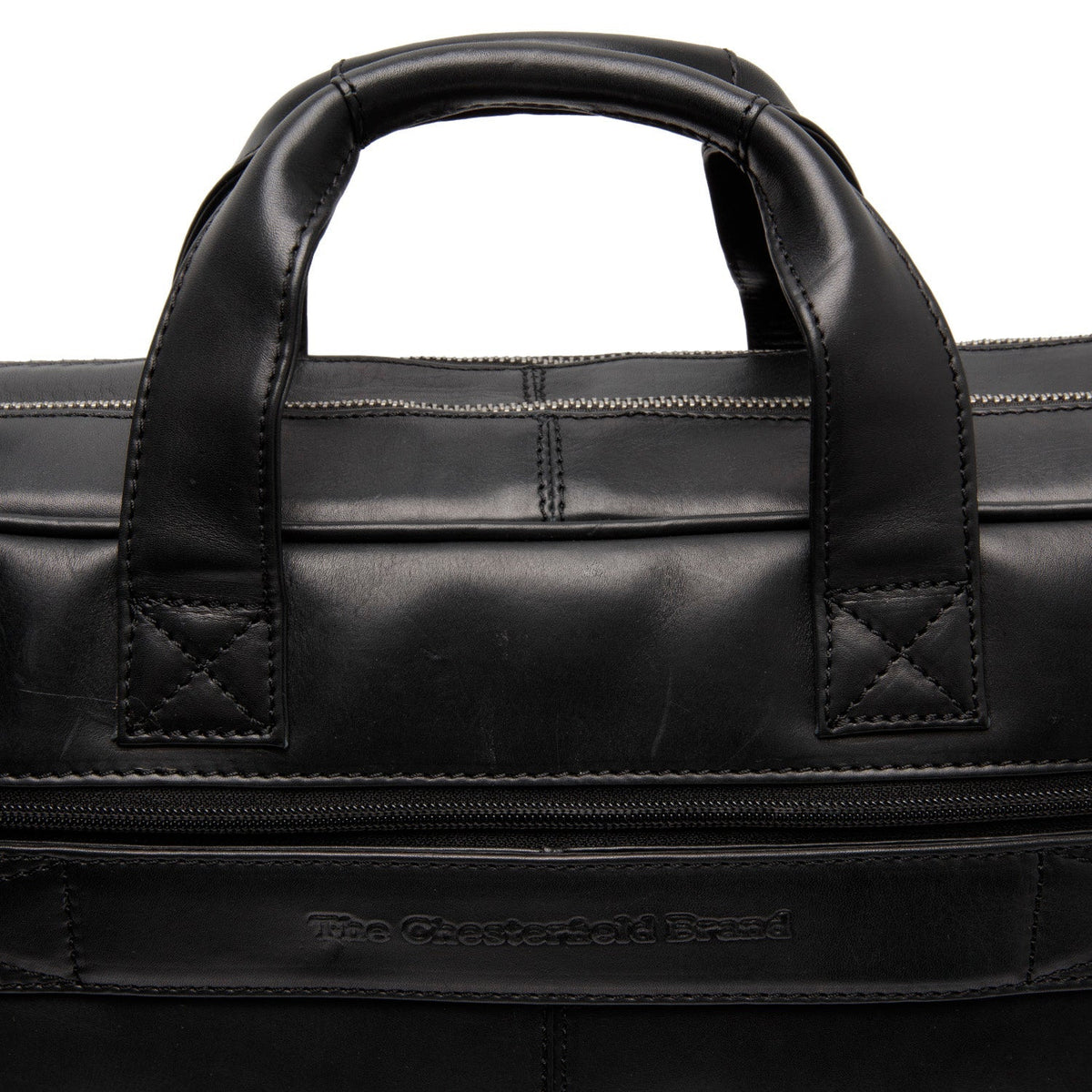 
Reinforced Leather Base with Protective Metal Studs Detail