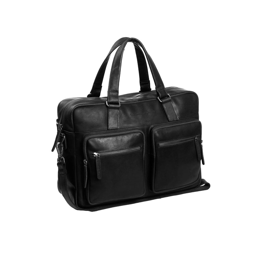 Misha Full-Grain Leather Laptop Bag fyrir konur