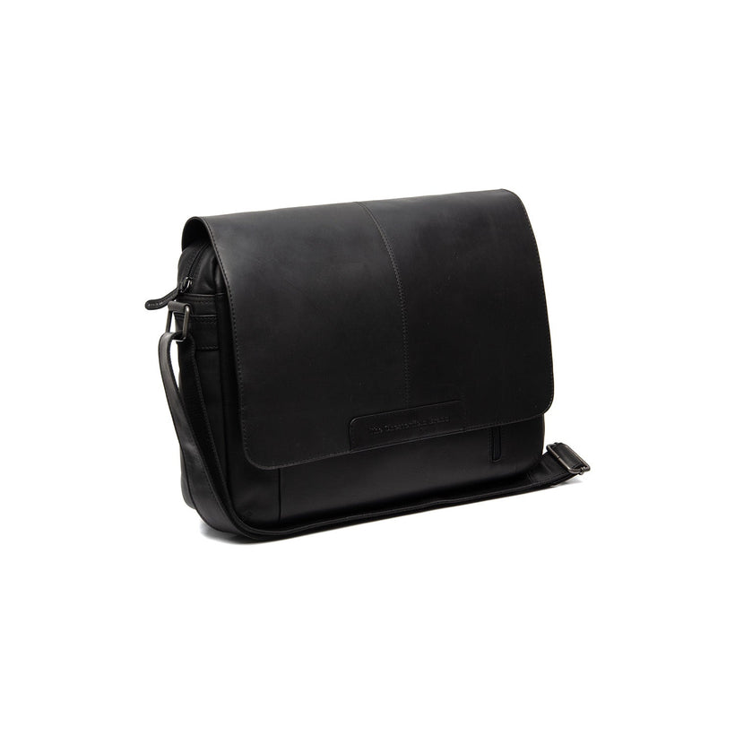 Richard Full-Grain Leather Laptop Bag fyrir karla