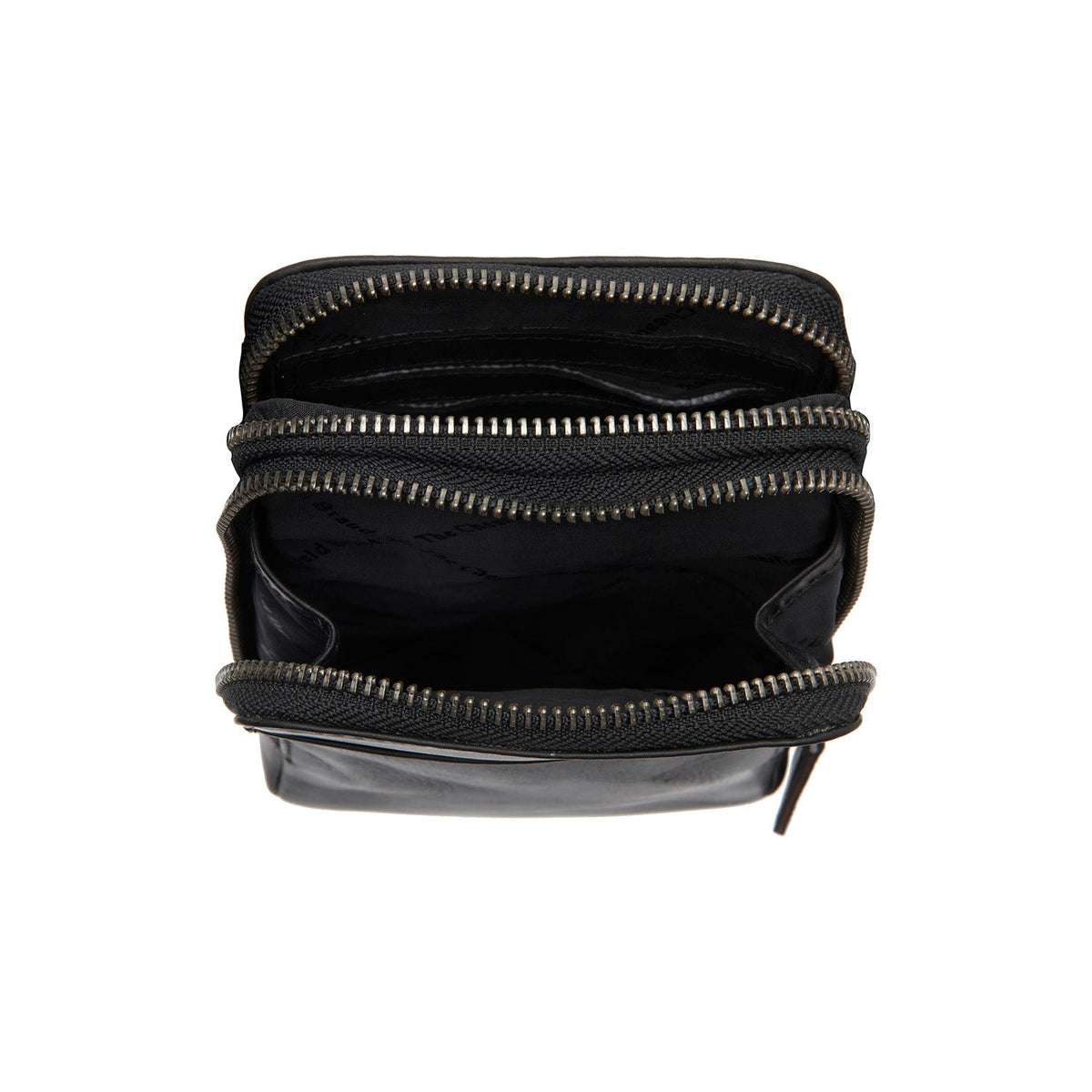 Interior View Showing Quilted Viscose Lining & Dual Inside Utility Storage Pockets
