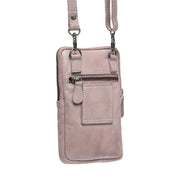 
Tailored Rib Cuffs & Hem Craftsmanship Construction Detail on Salta Ósvikið full grain leður Phone Bag