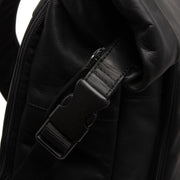 
Black Leather Roll-top Backpack Remo, detail view 8