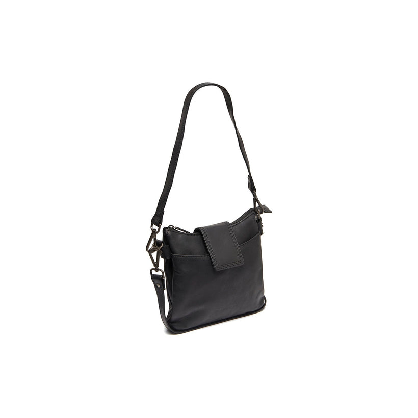 Calora Full-Grain Leather Shoulder Bag fyrir konur