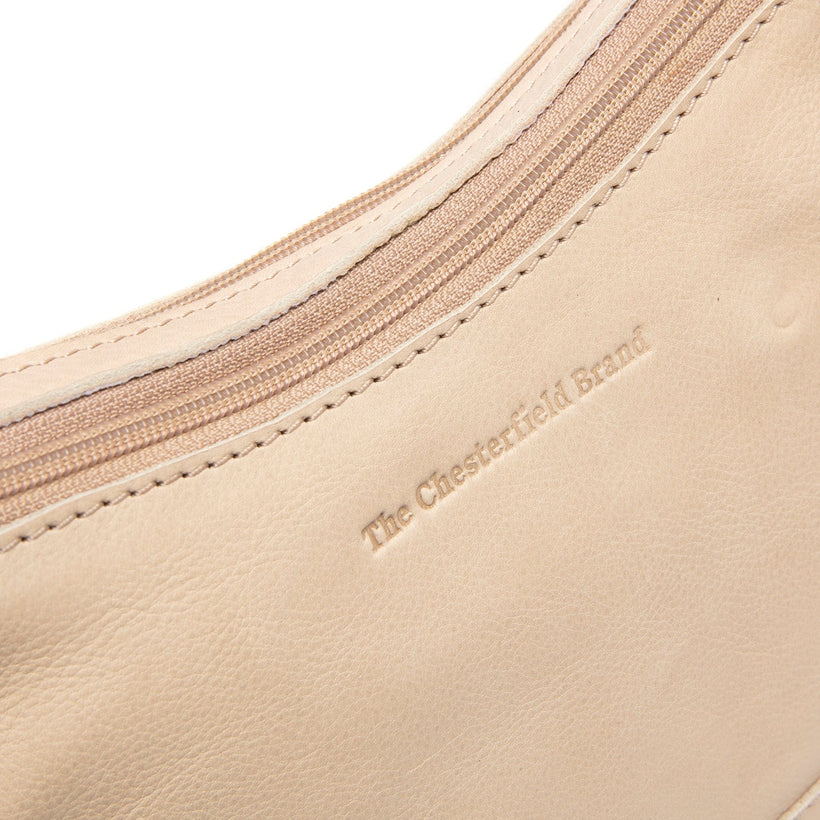 Irving Full-Grain Leather Shoulder Bag fyrir konur