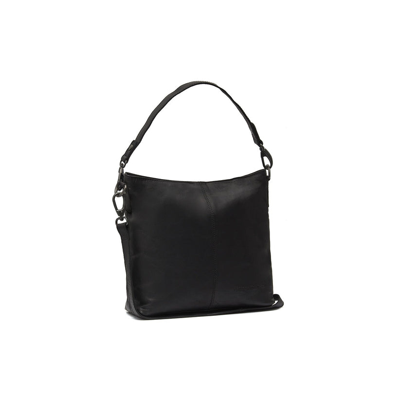 Jen Full-Grain Leather Shoulder Bag fyrir konur