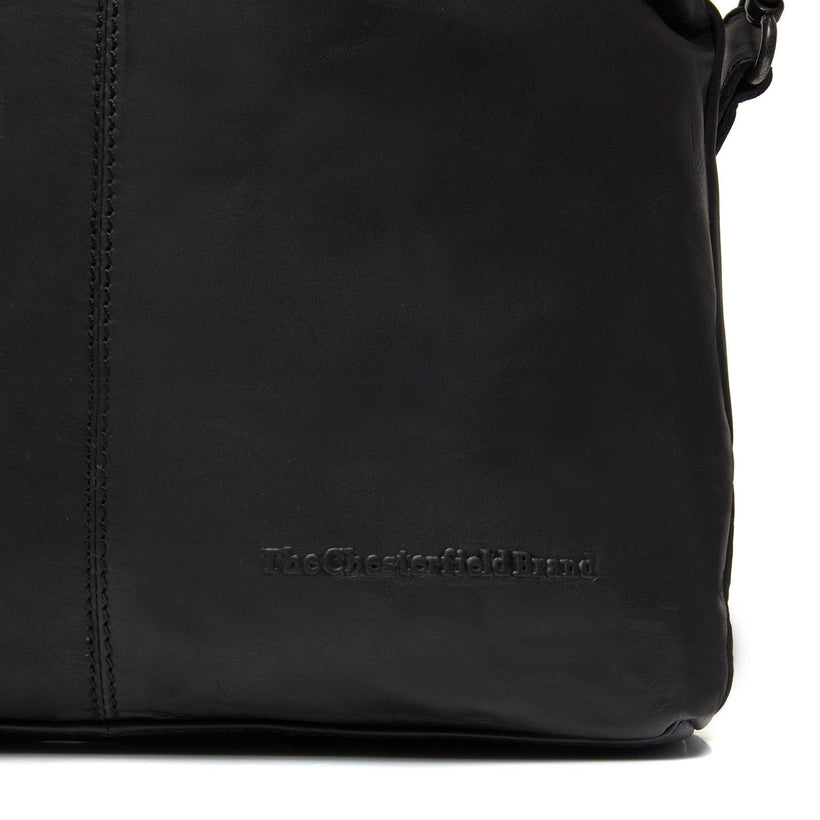 Jen Full-Grain Leather Shoulder Bag fyrir konur