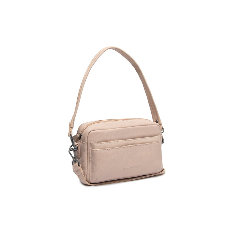 Liora Full-Grain Leather Shoulder Bag fyrir konur