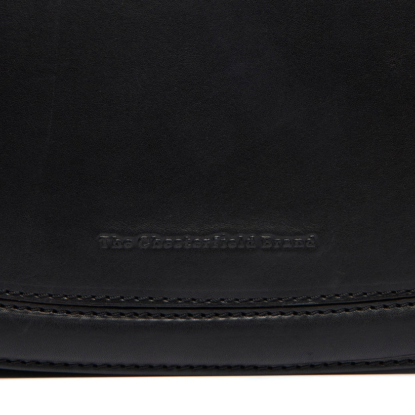 Lizzola Full-Grain Leather Shoulder Bag fyrir konur