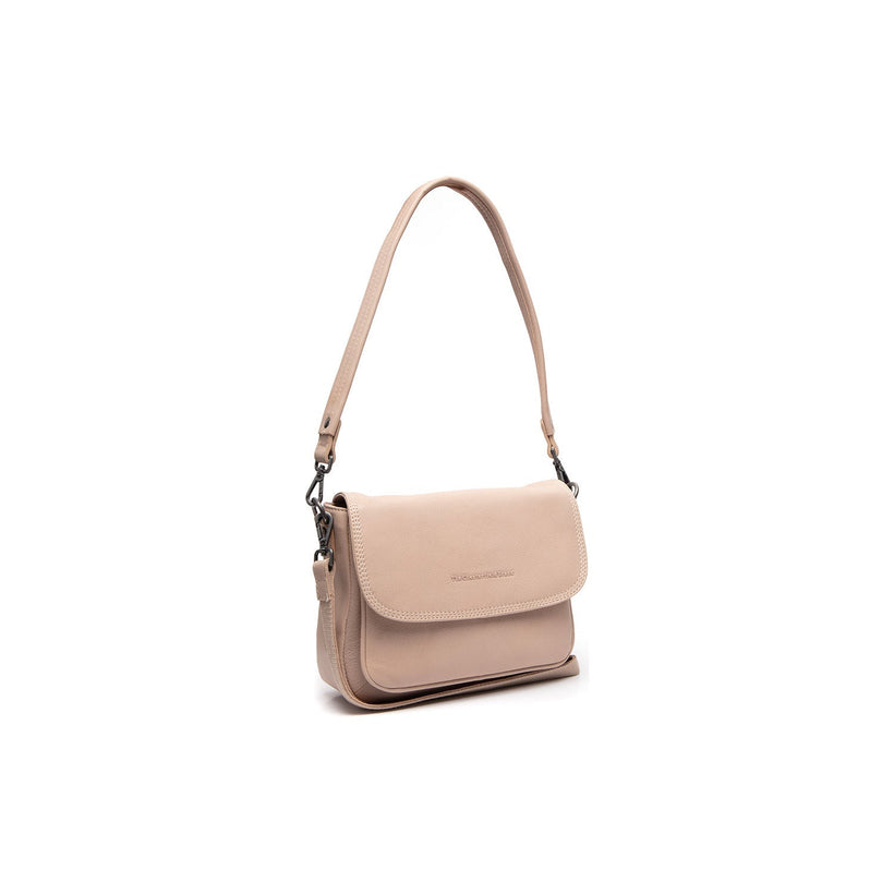 Miloa Full-Grain Leather Shoulder Bag fyrir konur