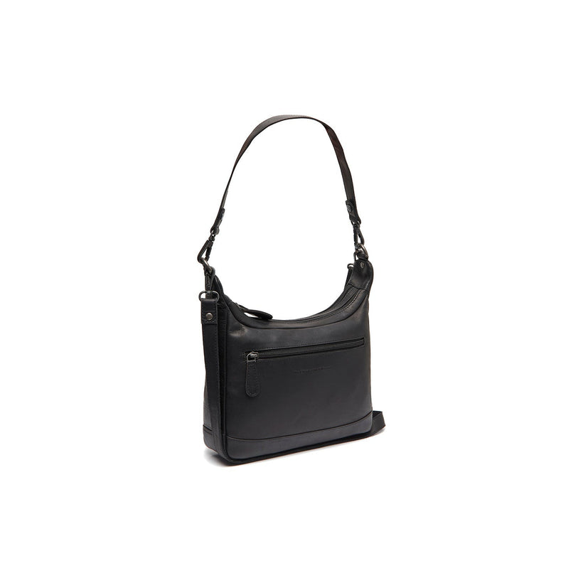 Mirave Full-Grain Leather Shoulder Bag in Classic 100% Full-Grain Leather - Full Exterior Front Profile View | Buy Online