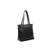 Mosel Full-Grain Leather Shoulder Bag in Classic 100% Full-Grain Leather - Full Exterior Front Profile View | Buy Online