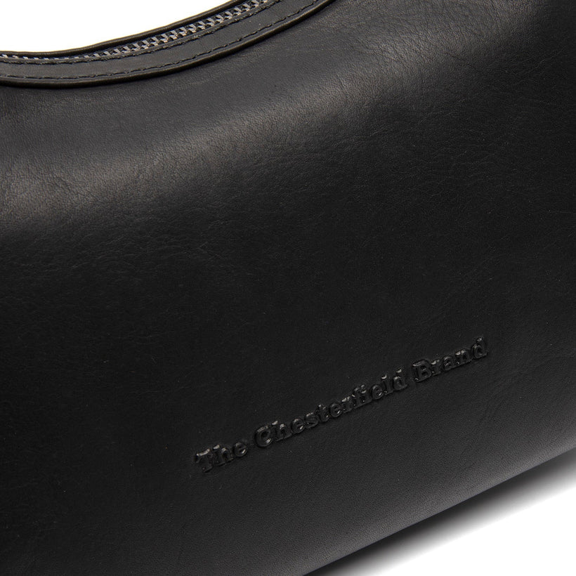 Nancy Full-Grain Leather Shoulder Bag fyrir konur