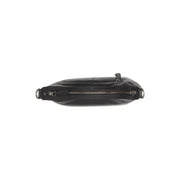 Nancy Full-Grain Leather Shoulder Bag - Structured Side Profile Showing Gusset Depth &amp; Expansion Capacity