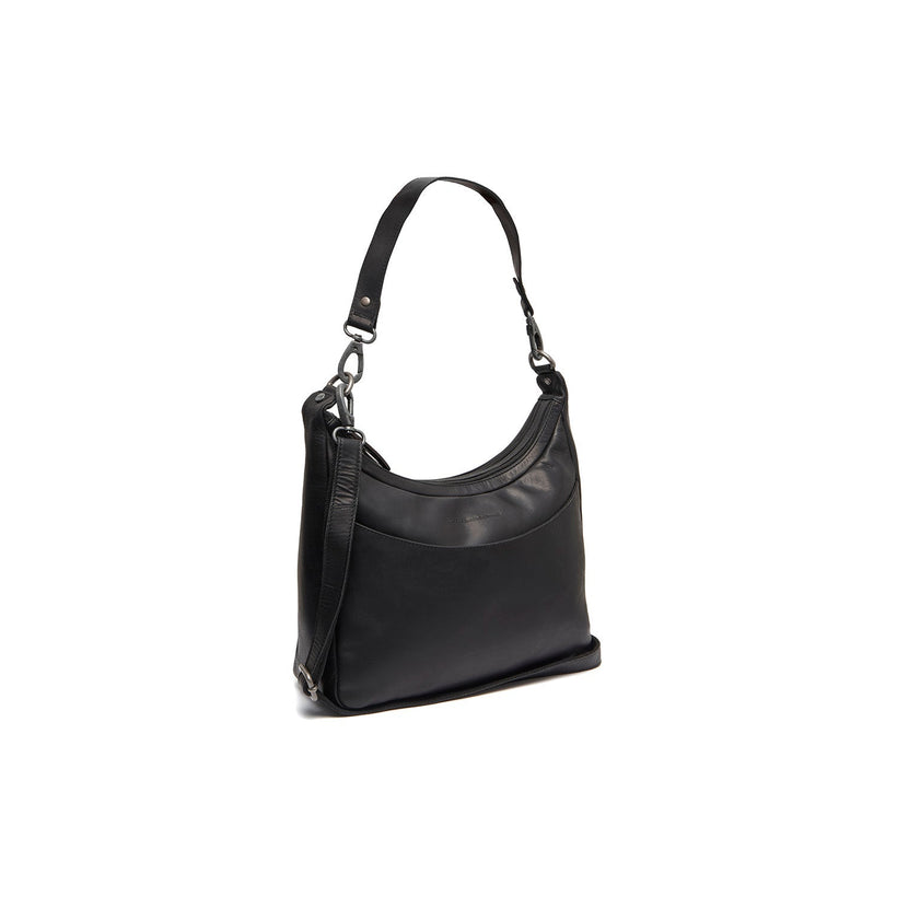 Olvia Full-Grain Leather Shoulder Bag fyrir konur