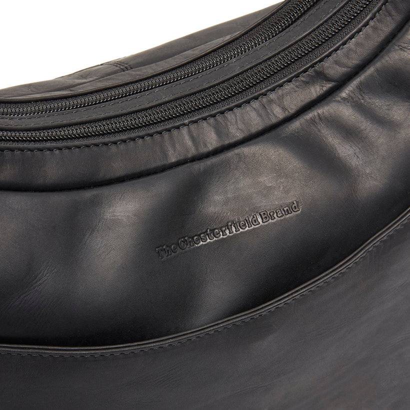 Olvia Full-Grain Leather Shoulder Bag fyrir konur
