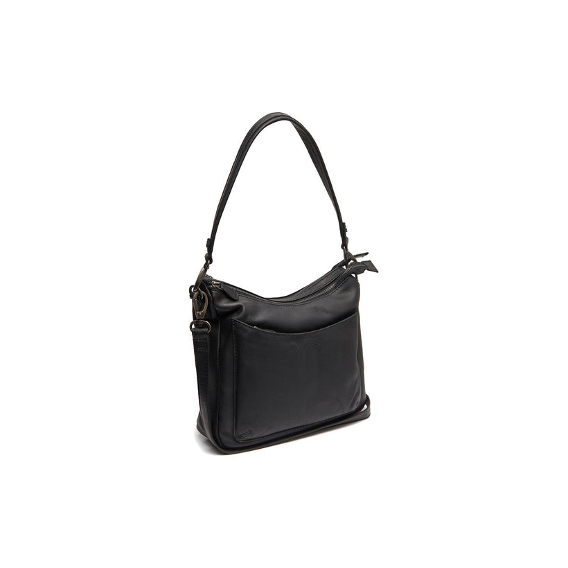 Tivra Full-Grain Leather Shoulder Bag fyrir konur