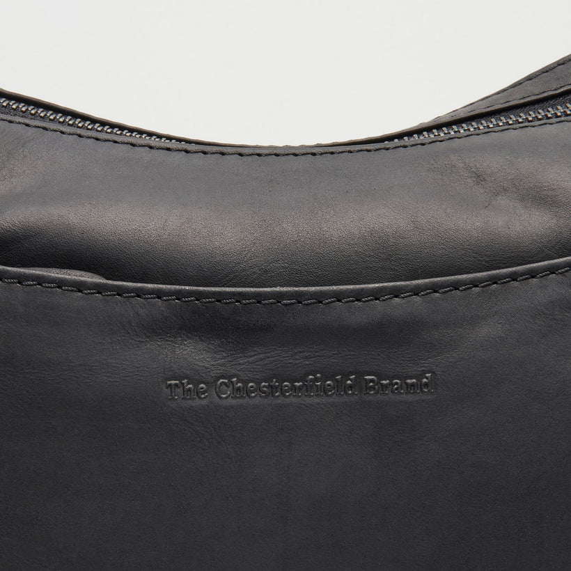 Tivra Full-Grain Leather Shoulder Bag fyrir konur