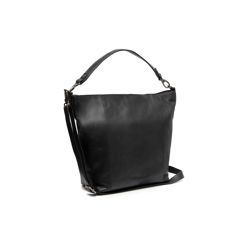 Zira Full-Grain Leather Shoulder Bag fyrir konur