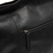 Zira Öxltaska úr leðri - Structured Side Profile Showing Gusset Depth &amp; Expansion Capacity