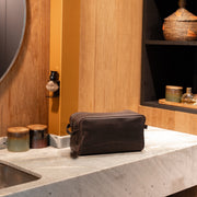 Stefan Full-Grain Leather Toiletry Bag – alternate product view 2