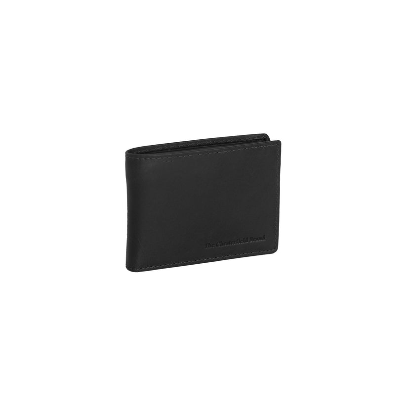 Enzo Full-Grain Leather Wallet fyrir karla