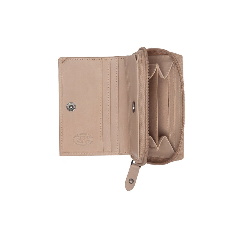 Floren Full-Grain Leather Wallet fyrir konur
