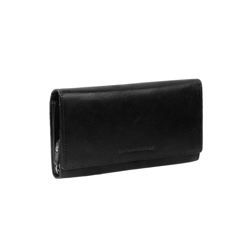 Hampton Full-Grain Leather Wallet fyrir konur