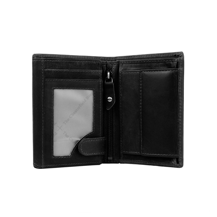 Hazel Full-Grain Leather Wallet fyrir konur