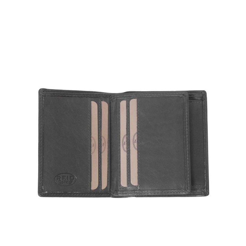 Hereford Full-Grain Leather Wallet fyrir karla