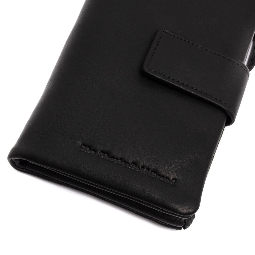 Landau Full-Grain Leather Wallet fyrir konur