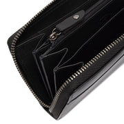 
Classic 100% Full-Grain leather Wallet - Að aftan með styrktum leðurólum