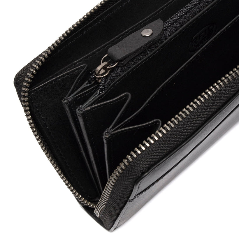 Livorno Full-Grain Leather Wallet fyrir konur