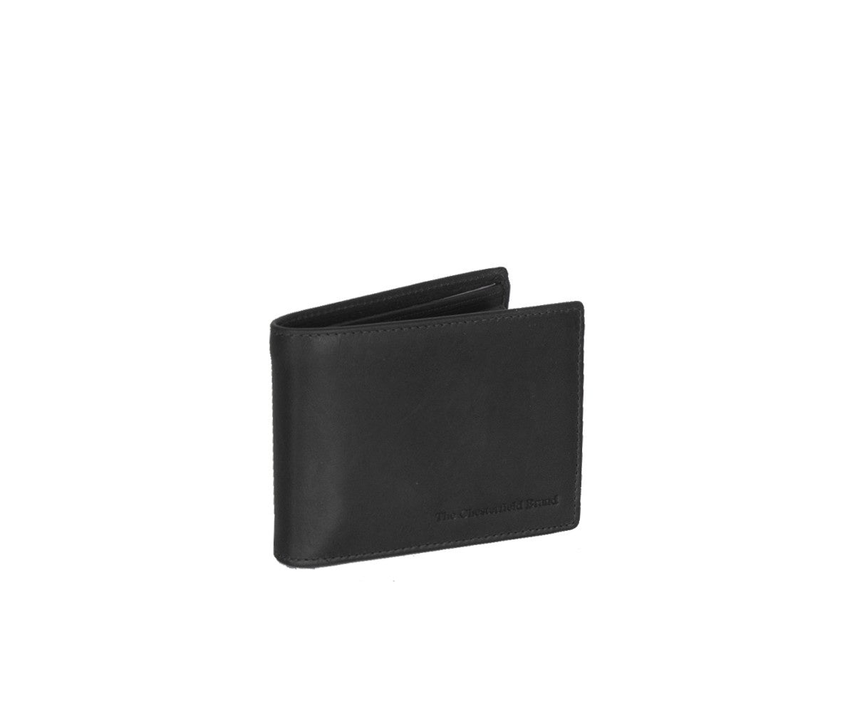 Marvin Ekta full grain leður Wallet in Classic 100% Full-Grain Leather - Full Exterior Front Profile View | Buy Online