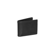 Marvin Ekta full grain leður Wallet in Classic 100% Full-Grain Leather - Full Exterior Front Profile View | Buy Online