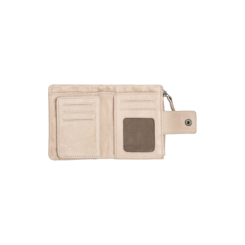 Mavona Full-Grain Leather Wallet fyrir konur