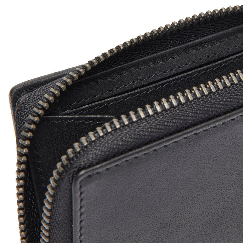 Sionel Full-Grain Leather Wallet fyrir konur