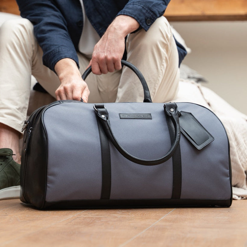 Tornio Full-Grain Leather Weekender Bag fyrir konur