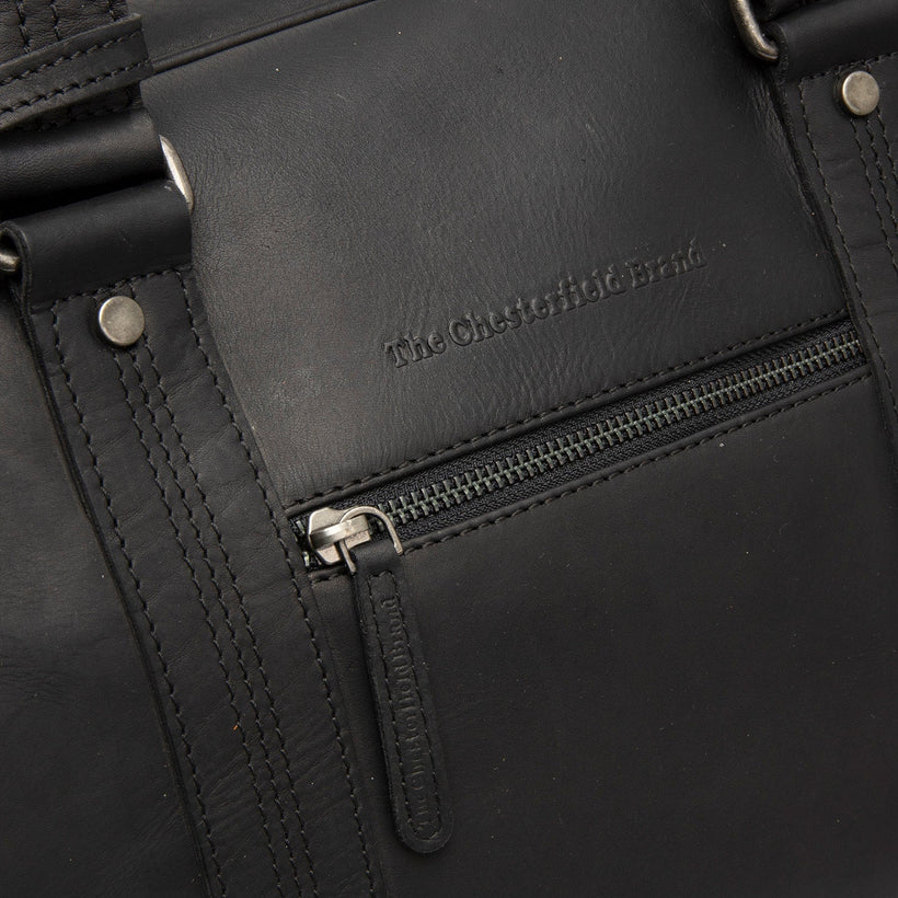 Volenza Full-Grain Leather Weekender Bag fyrir konur