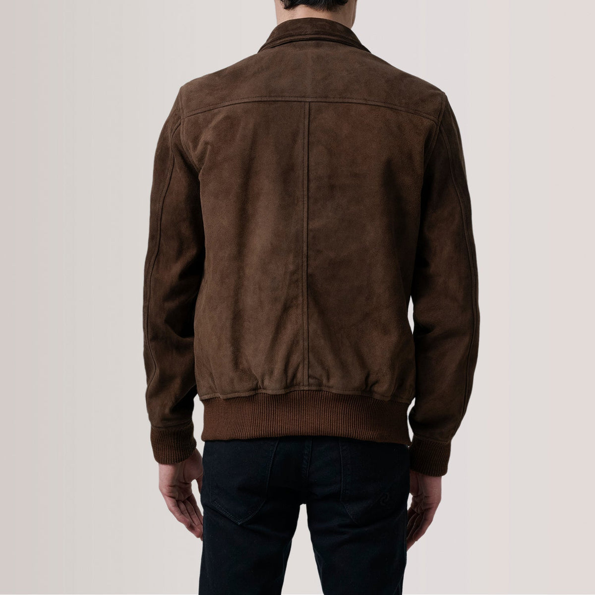 
Lester Brúnn Suede Bomberjakki úr Leðri fyrir Karla – alternate product view 5