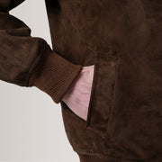 
Lester Brúnn Suede Bomberjakki úr Leðri fyrir Karla – alternate product view 6
