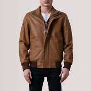 
Lester Brúnn Suede Bomberjakki úr Leðri fyrir Karla – alternate product view 4