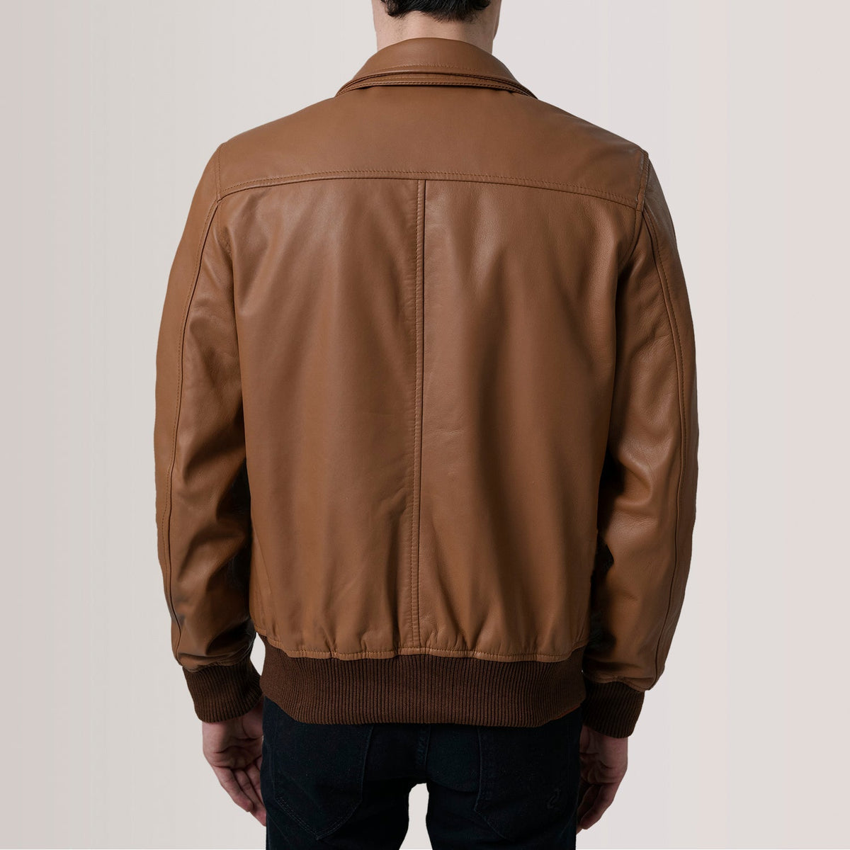 
Lester Brúnn Suede Bomberjakki úr Leðri fyrir Karla – alternate product view 5
