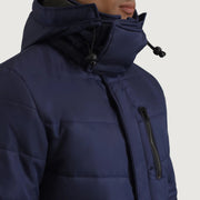 
Fóðursýn Showing Quilted Viscose Lining & Tveir hagnýtir innri vasar