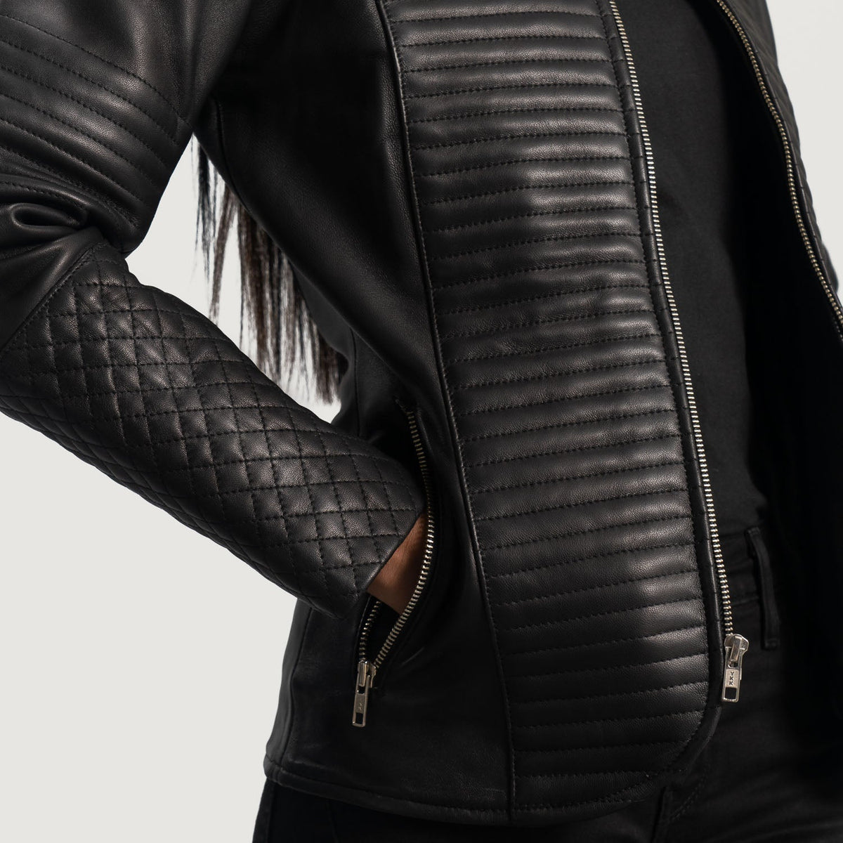 
Nexi Rimlaskorinn Leðurjakki fyrir Konur – alternate product view 6